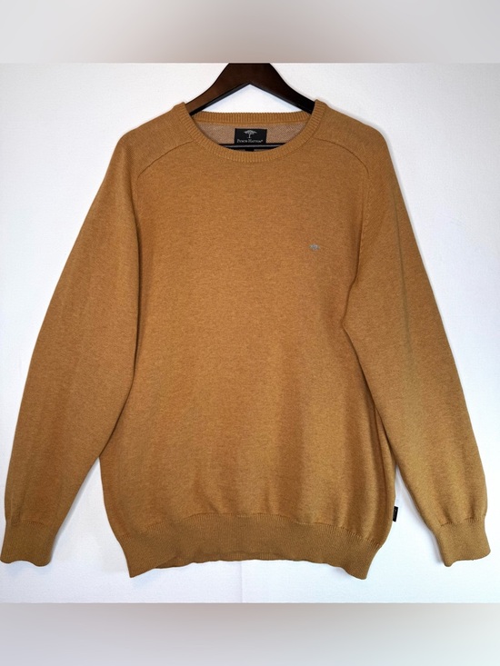 Fynch-Hatton Other - FYNCH HATTON‎ Supersoft Cotton Crew Neck Sweater men’s size XXL preppy, Wheat